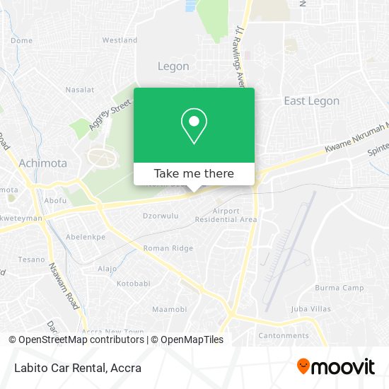 Labito Car Rental map