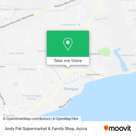 Andy Pat Supermarket & Family Shop map