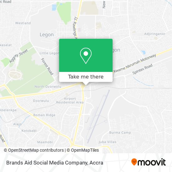 Brands Aid Social Media Company map
