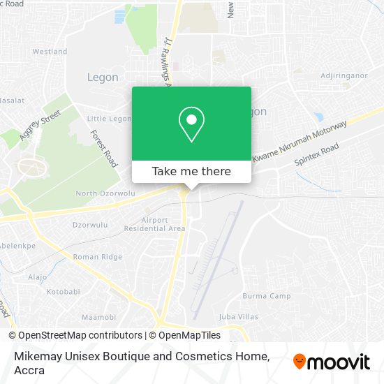 Mikemay Unisex Boutique and Cosmetics Home map