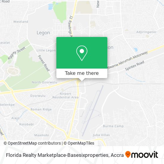 Florida Realty Marketplace-Basesixproperties map