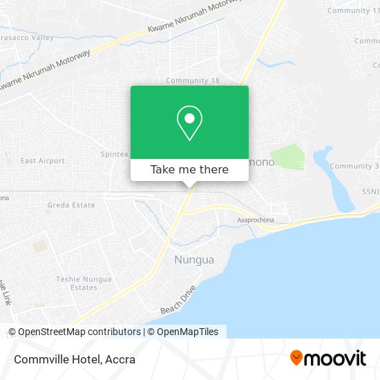 Commville Hotel map