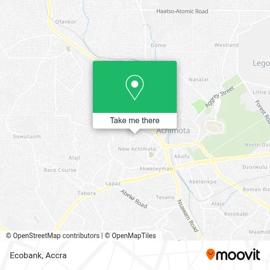 Ecobank map
