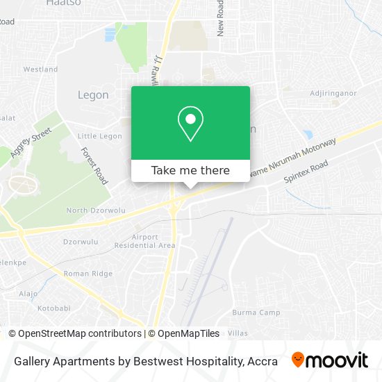 Gallery Apartments by Bestwest Hospitality map