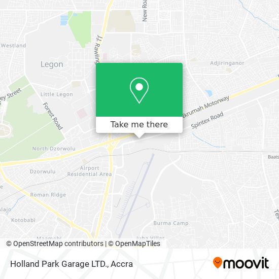 Holland Park Garage LTD. map