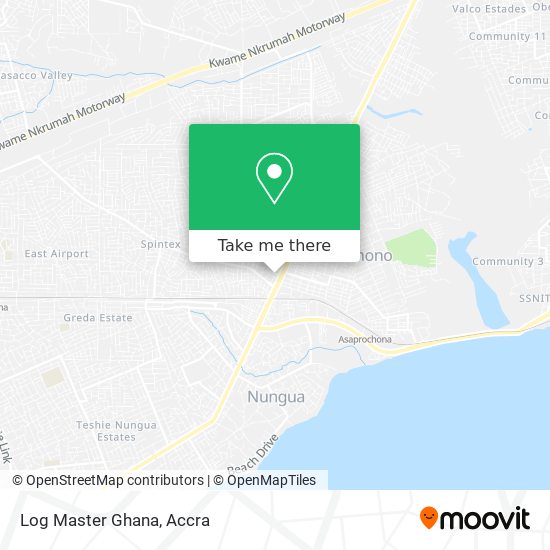 Log Master Ghana map