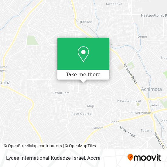 Lycee International-Kudadze-Israel map