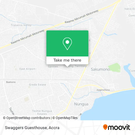 Swaggers Guesthouse map