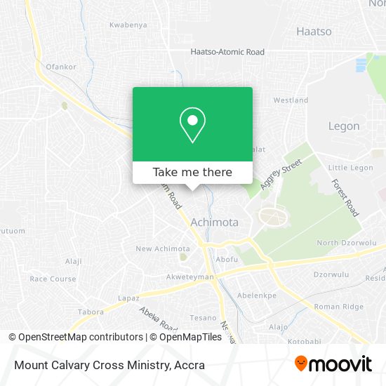 Mount Calvary Cross Ministry map