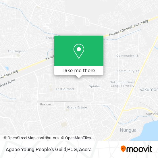 Agape Young People's Guild,PCG map
