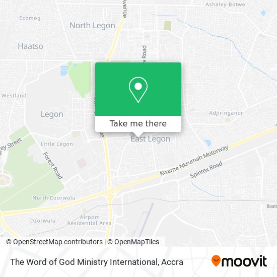 The Word of God Ministry International map