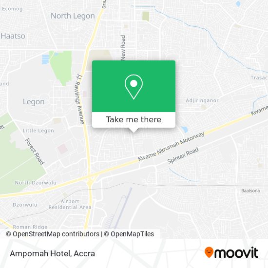 Ampomah Hotel map