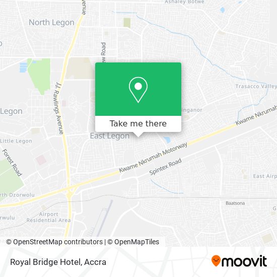 Royal Bridge Hotel map