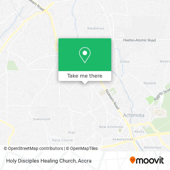 Holy Disciples Healing Church map