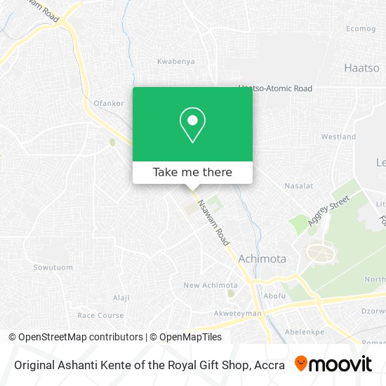 Original Ashanti Kente of the Royal Gift Shop map