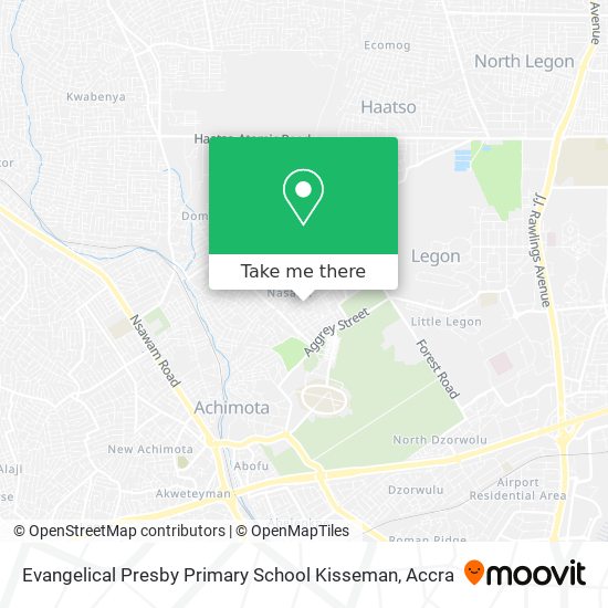 Evangelical Presby Primary School Kisseman map