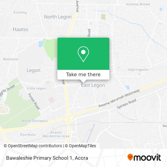 Bawaleshie Primary School 1 map