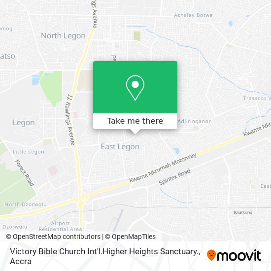 Victory Bible Church Int'l.Higher Heights Sanctuary. map