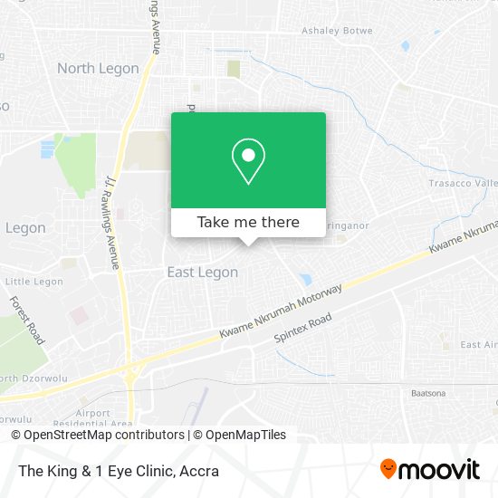 The King & 1 Eye Clinic map