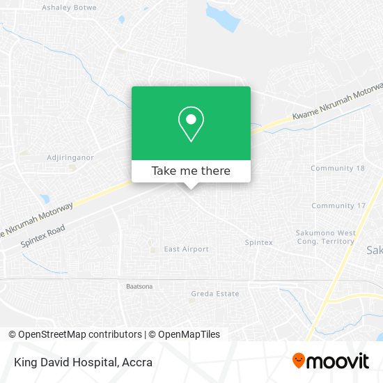 King David Hospital map