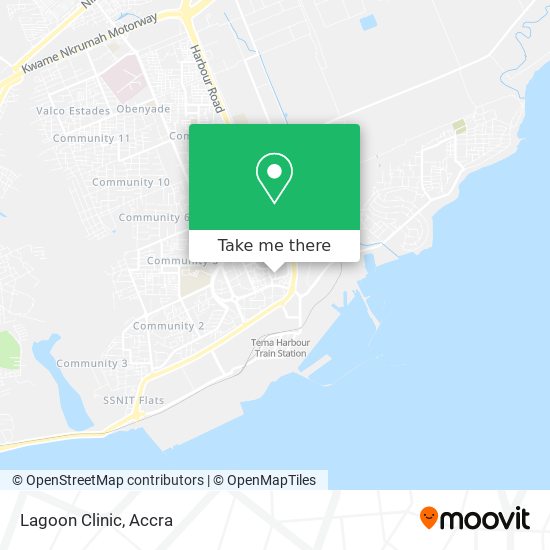 Lagoon Clinic map
