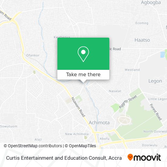 Curtis Entertainment and Education Consult map