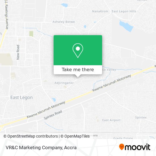 VR&C Marketing Company map