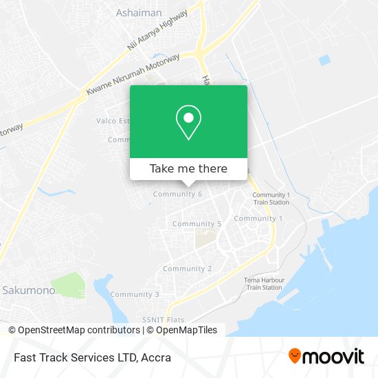 Fast Track Services LTD map