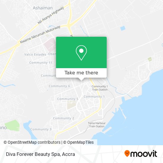 Diva Forever Beauty Spa map
