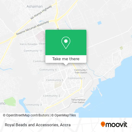 Royal Beads and Accessories map