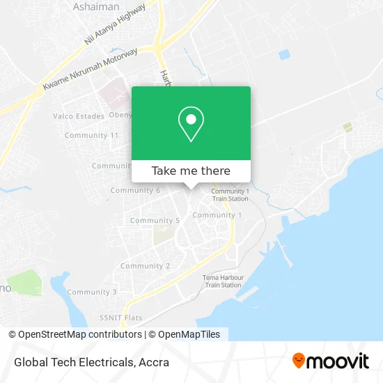 Global Tech Electricals map