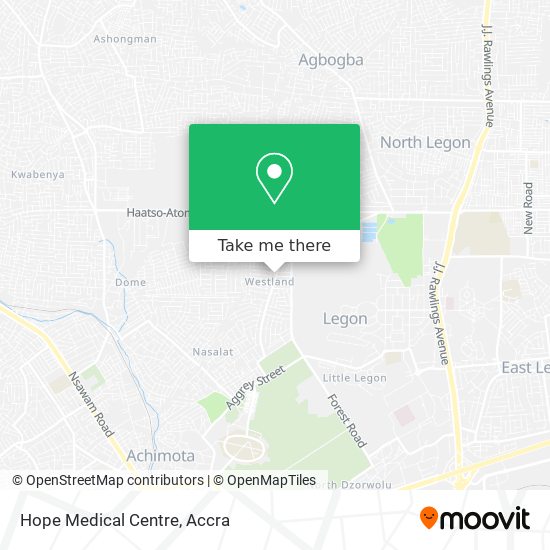 Hope Medical Centre map