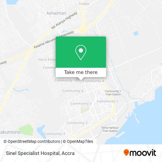 Sinel Specialist Hospital map