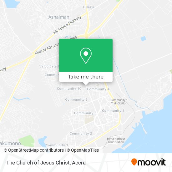 The Church of Jesus Christ map