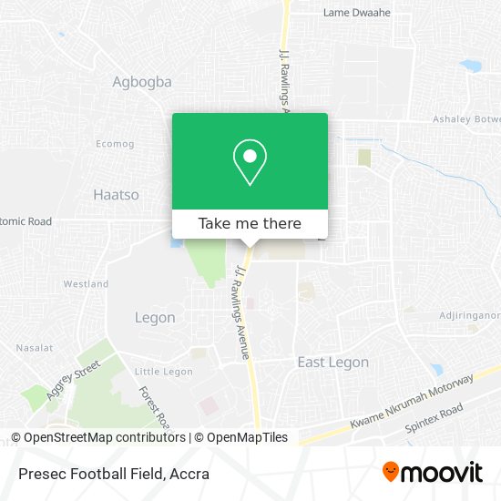 Presec Football Field map