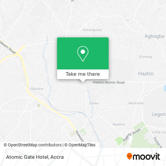 Atomic Gate Hotel map
