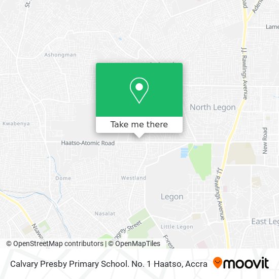Calvary Presby Primary School. No. 1 Haatso map