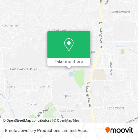 Emefa Jewellery Productions Limited map