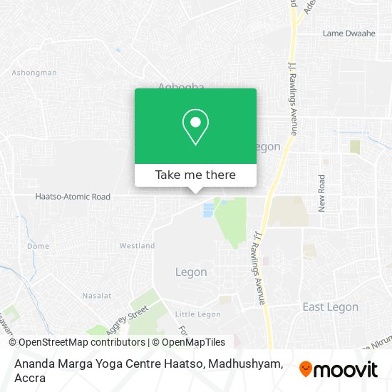 Ananda Marga Yoga Centre Haatso, Madhushyam map