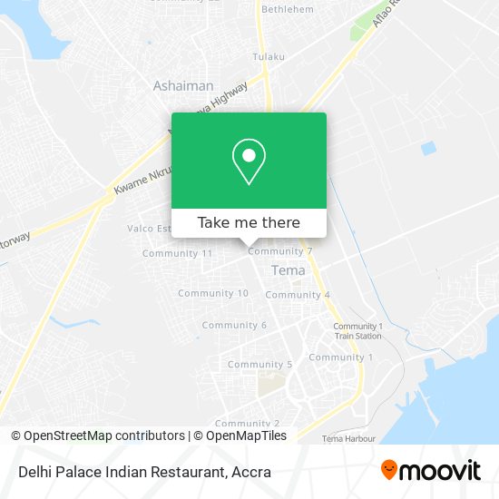 Delhi Palace Indian Restaurant map