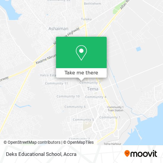 Deks Educational School map