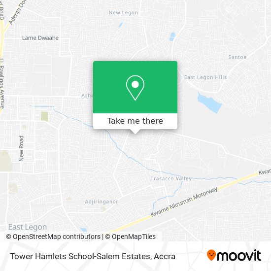 Tower Hamlets School-Salem Estates map