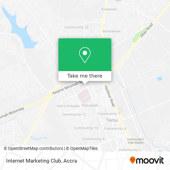 Internet Marketing Club map