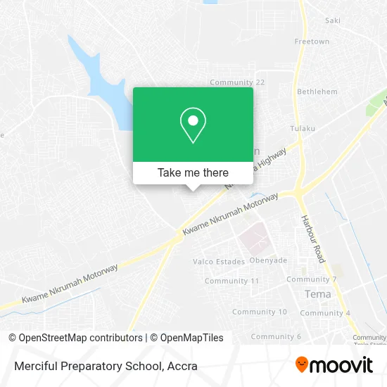 Merciful Preparatory School map