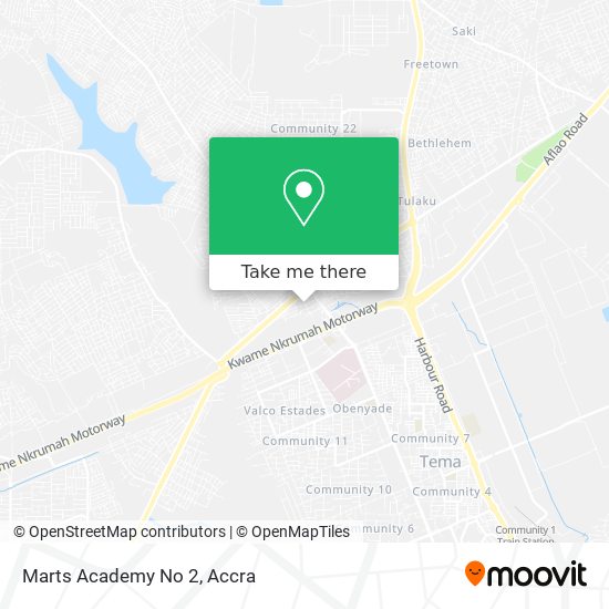 Marts Academy No 2 map