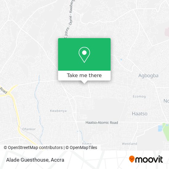 Alade Guesthouse map