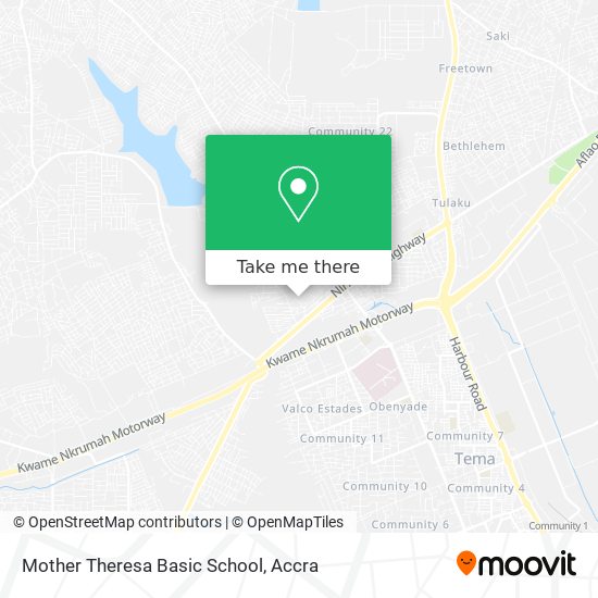 Mother Theresa Basic School map