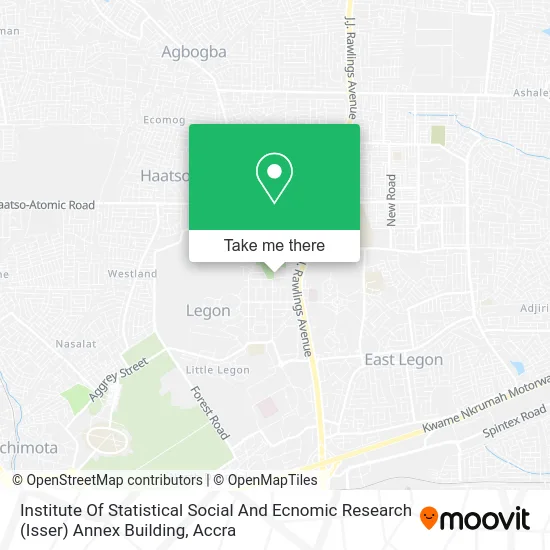 Institute Of Statistical Social And Ecnomic Research (Isser) Annex Building map
