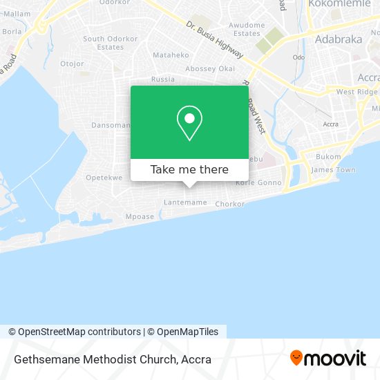 Gethsemane Methodist Church map