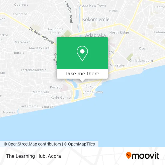 The Learning Hub map